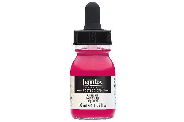 Proff. acrylic ink 30ml rubine red 388