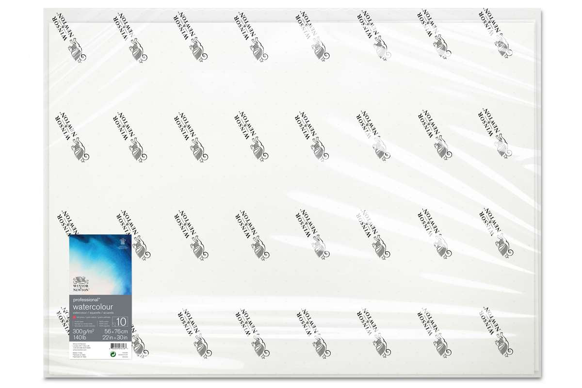 Watercolour sheet proff hot press 300g 56x76cm