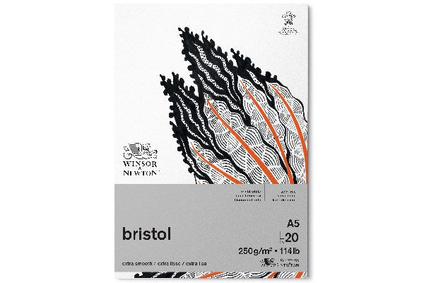 Bristol pad 250g A5, 20 pages