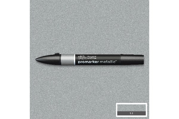 Promarker metallic silver