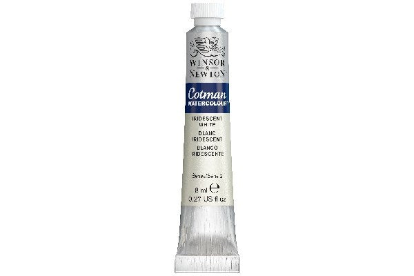 Cotman watercolour 8ml Iridescent White Row 330