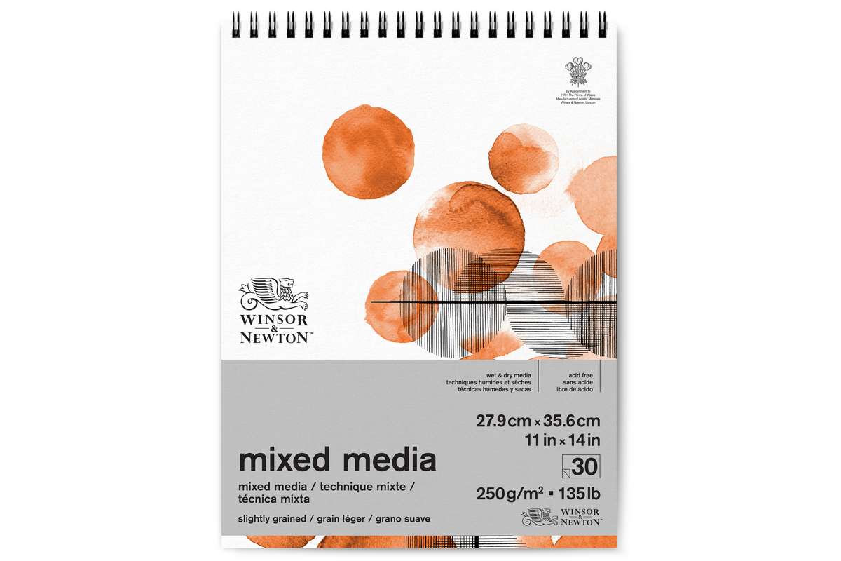 Mixed media pad 250g 28x36cm, 30 pages 