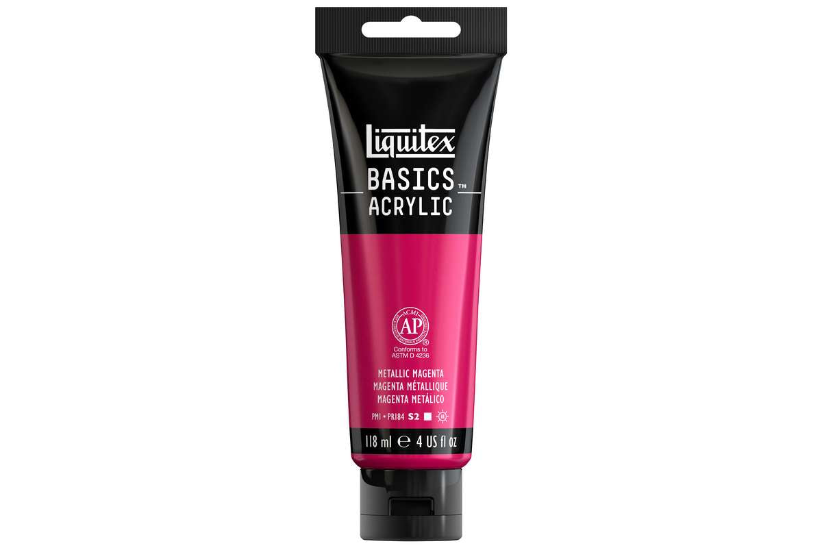 Basics 118ml metallic magenta