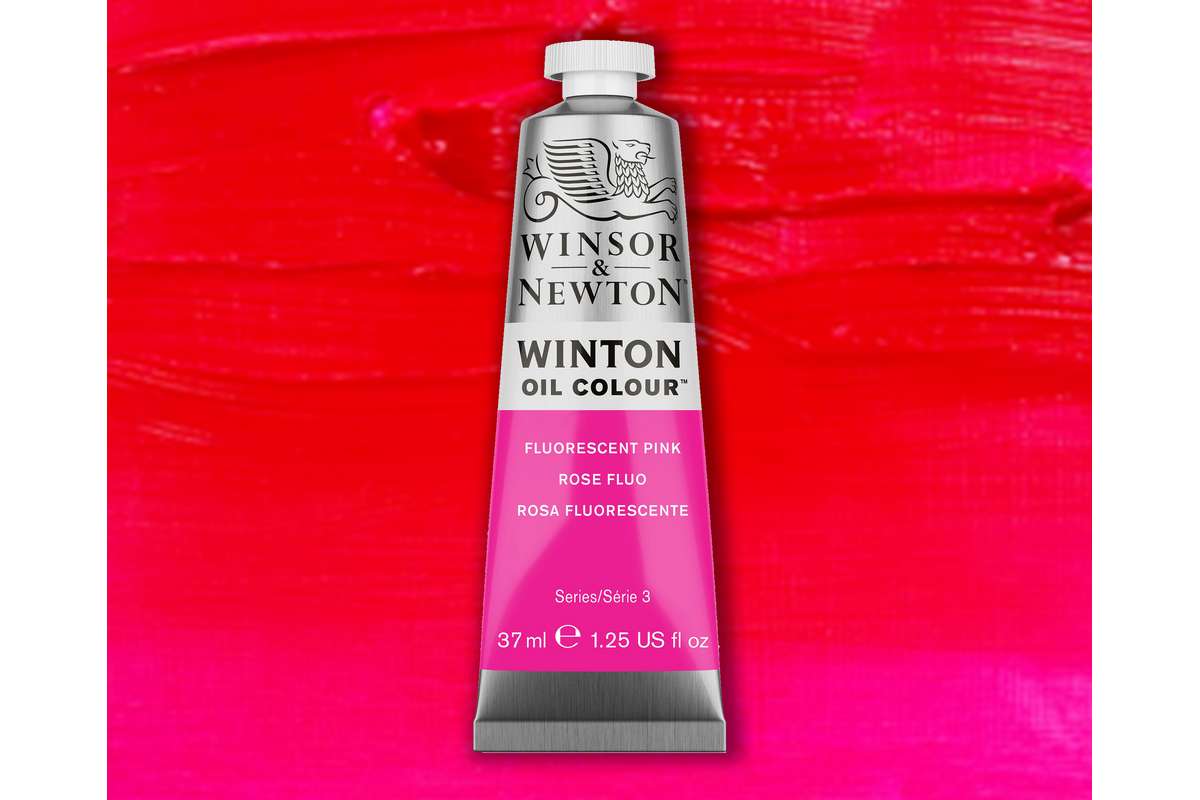 Winton oil 37ml, fluorescent pink