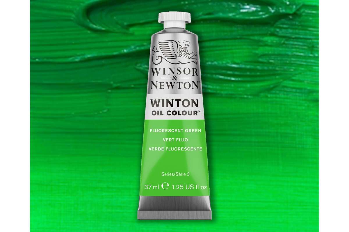 Winton oil 37ml, fluorescent green