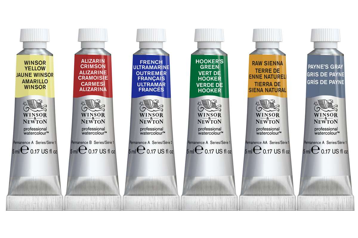 Proff. watercolour set 6x5ml, foundation
