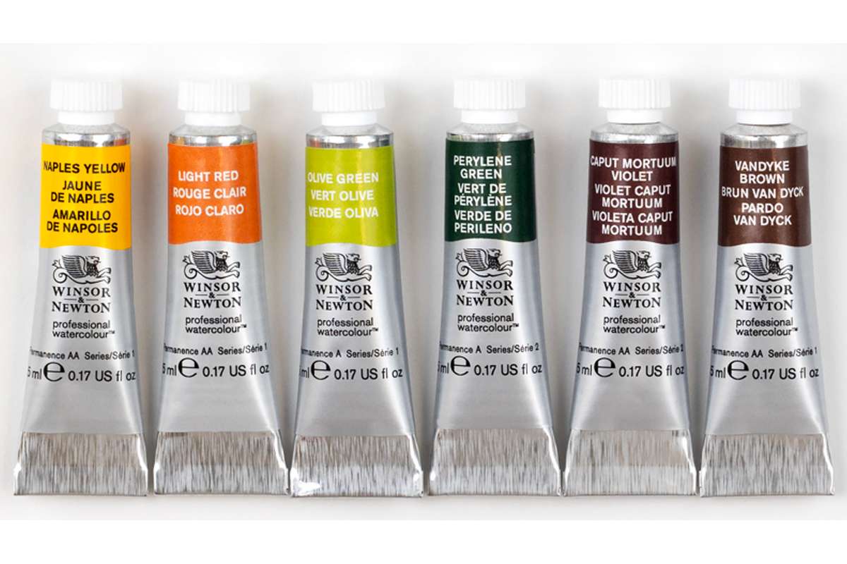 Proff. watercolour set 6x5ml, rich earth