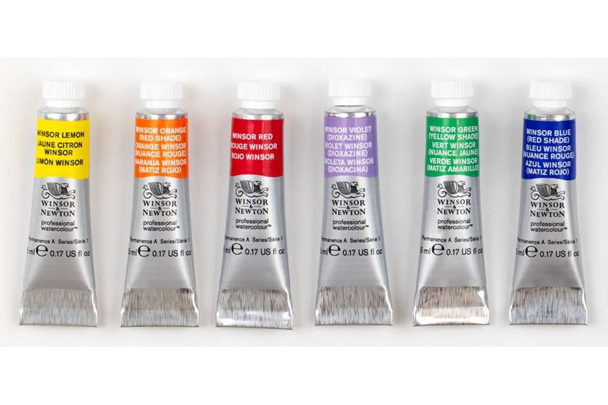 Proff. watercolour set 6x5ml, winsor
