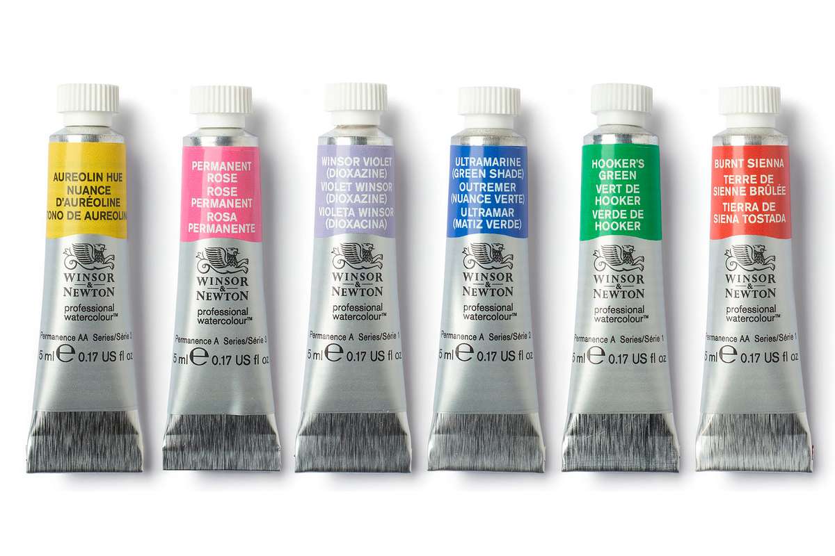 Proff. watercolour set 6x5ml, floral