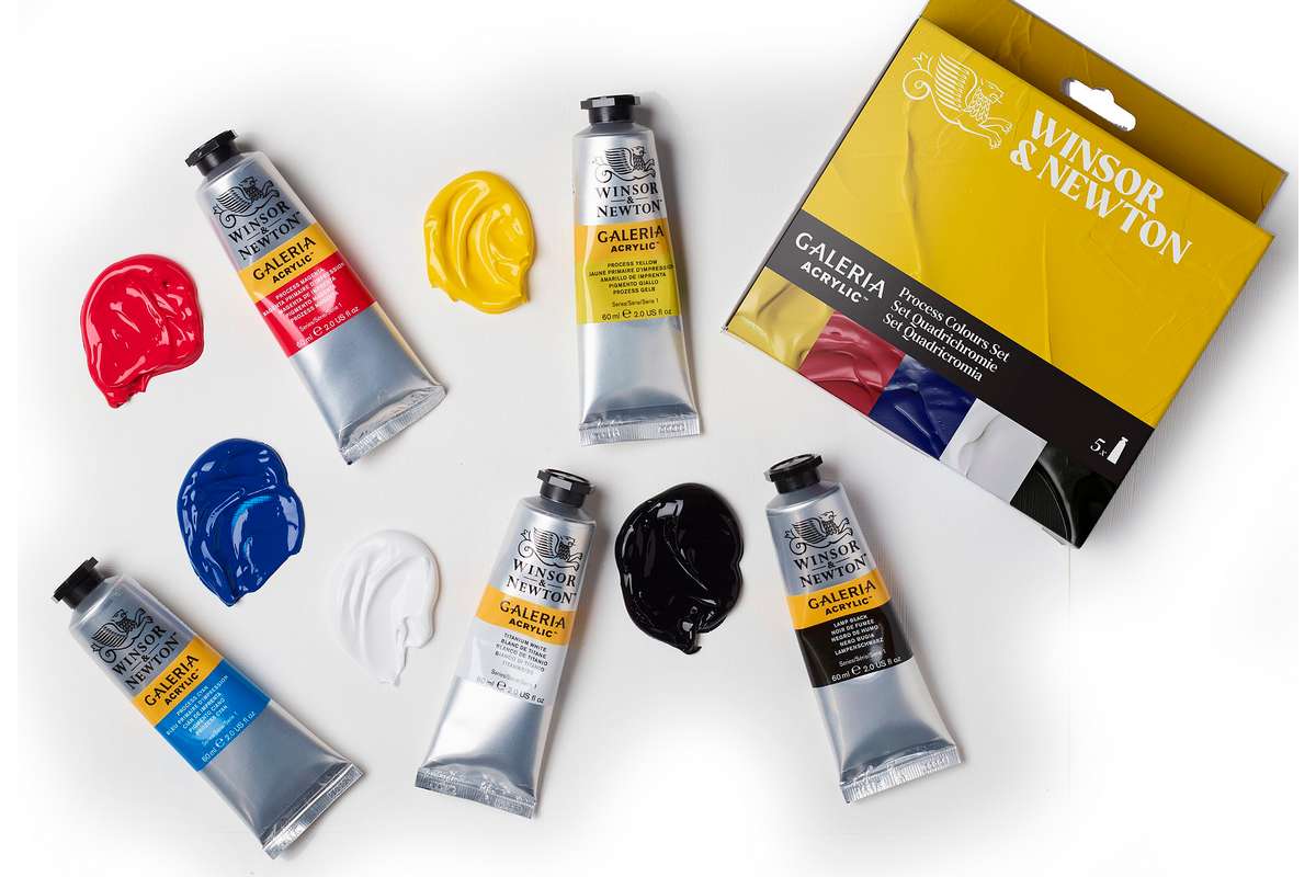 Galeria Acrylic color set 5x60ml, pastel
