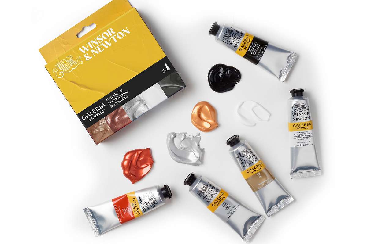 Galeria Acrylic color set 5x60ml, process