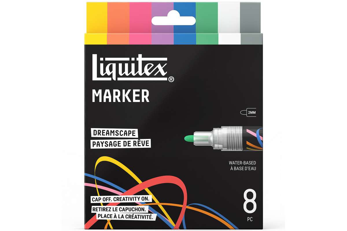 LQX Marker Dreamscape set 2mm x 8pcs ass.