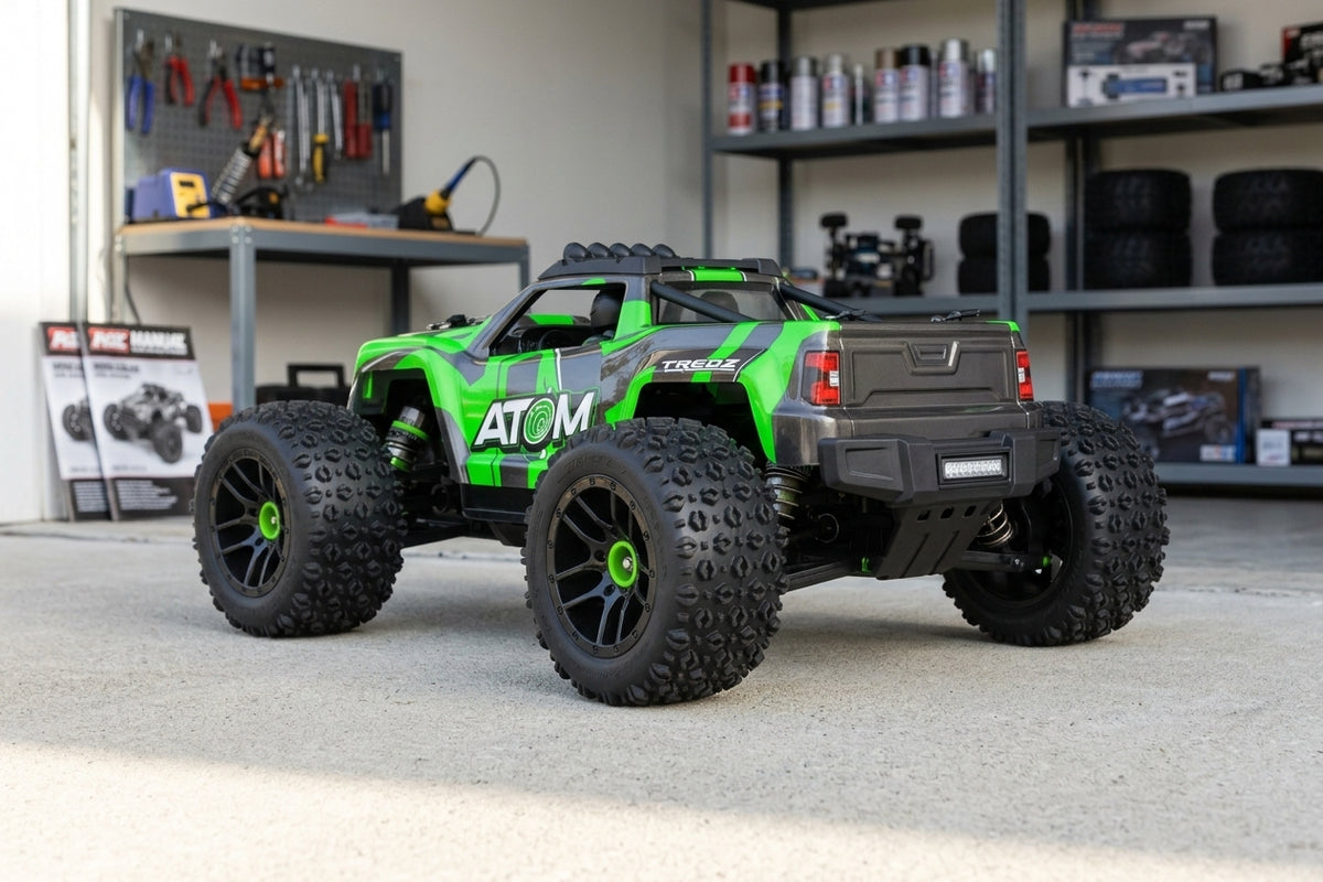 Atom AT1 1/18 4WD Electric Truck - Green