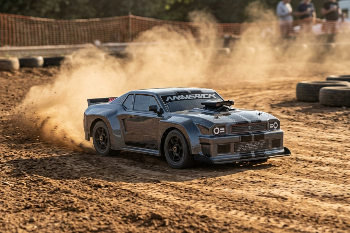 QuantumR Flux 4S 1/8 4WD Muscle Car - Grey