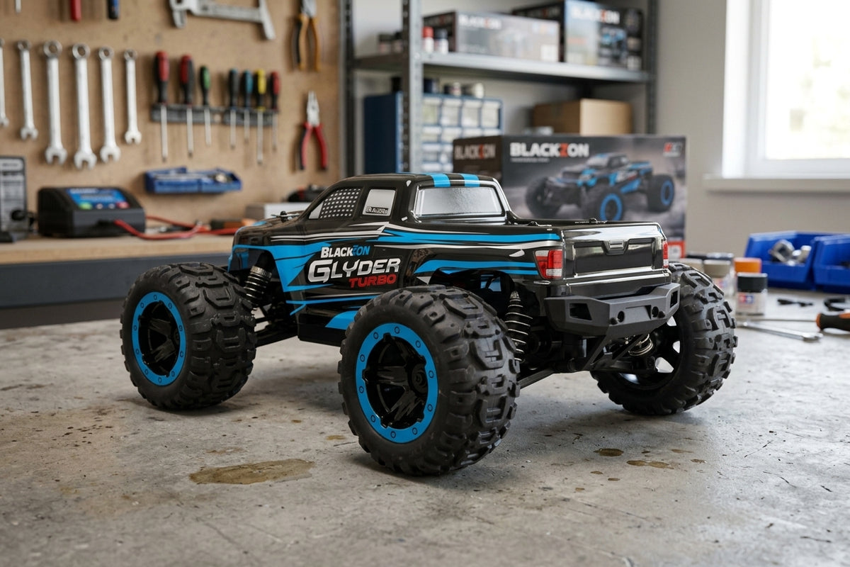 Slyder MT Turbo 1/16 4WD 2S Brushless - Blue