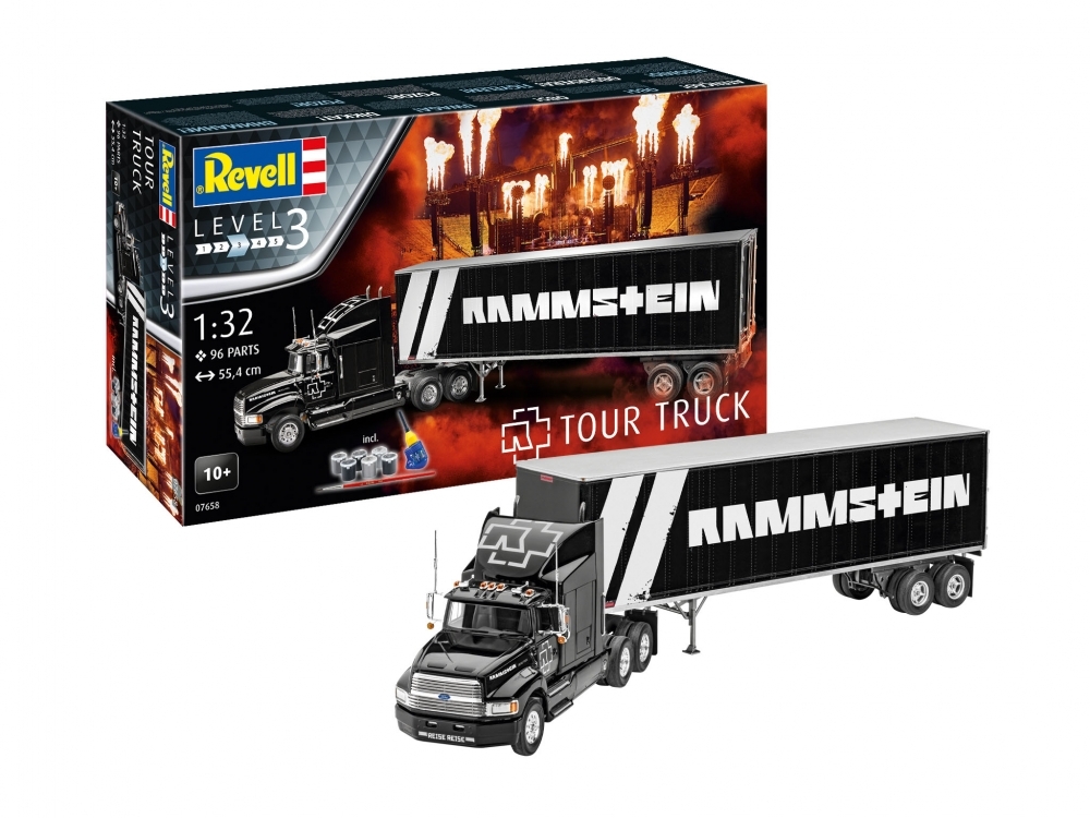 rammstein tour how many trucks